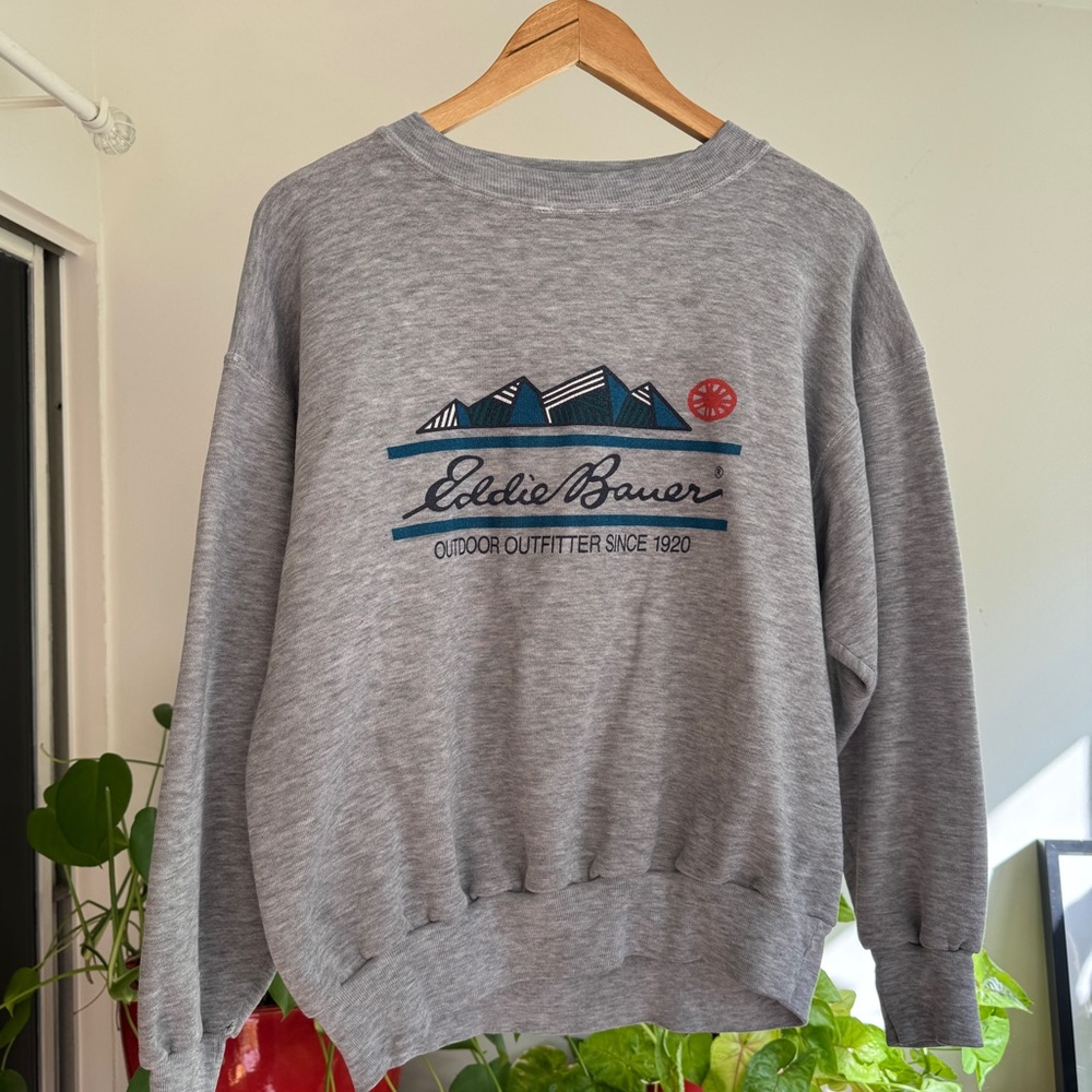 Vintage Eddie Bauer Mountain Logo Sweatshirt